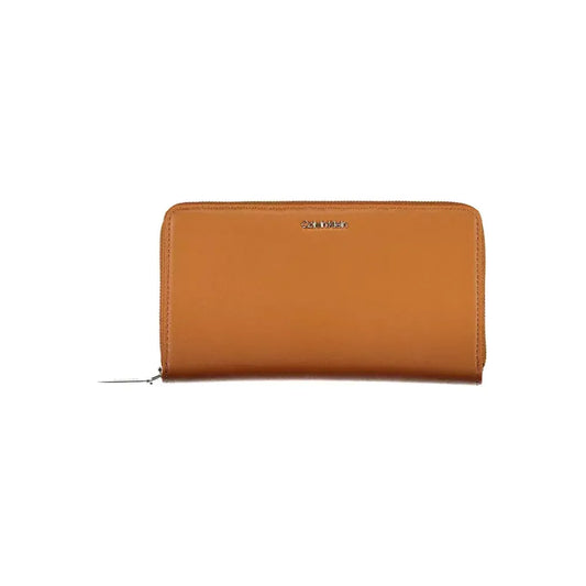 Calvin Klein Brown Polyethylene Women Wallet Calvin Klein