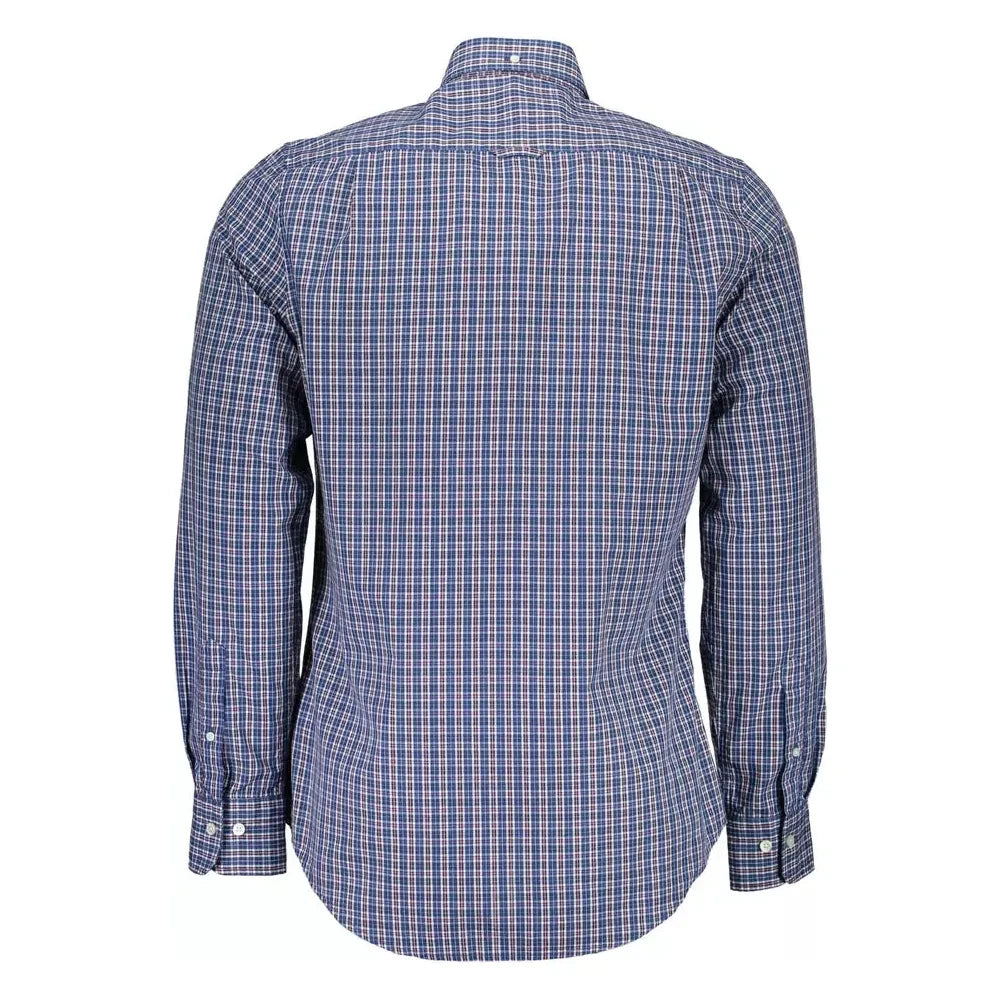 Gant Blue Cotton Men Shirt Gant