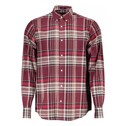 Gant Red Cotton Men Shirt Gant