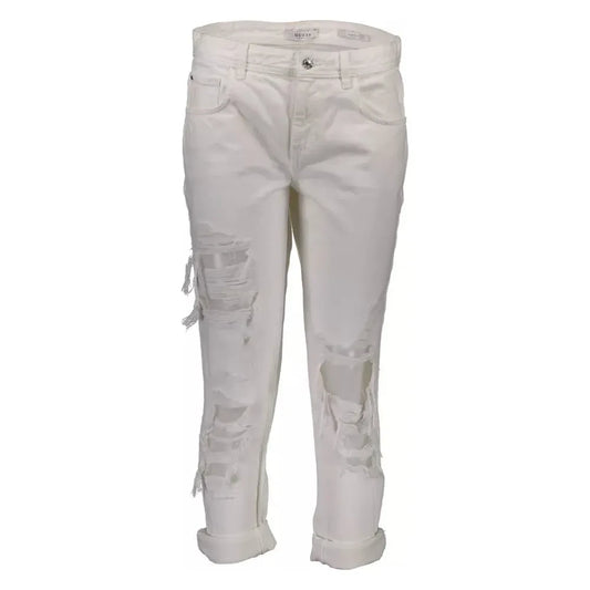 Guess Jeans White Cotton Women Jeans Guess Jeans