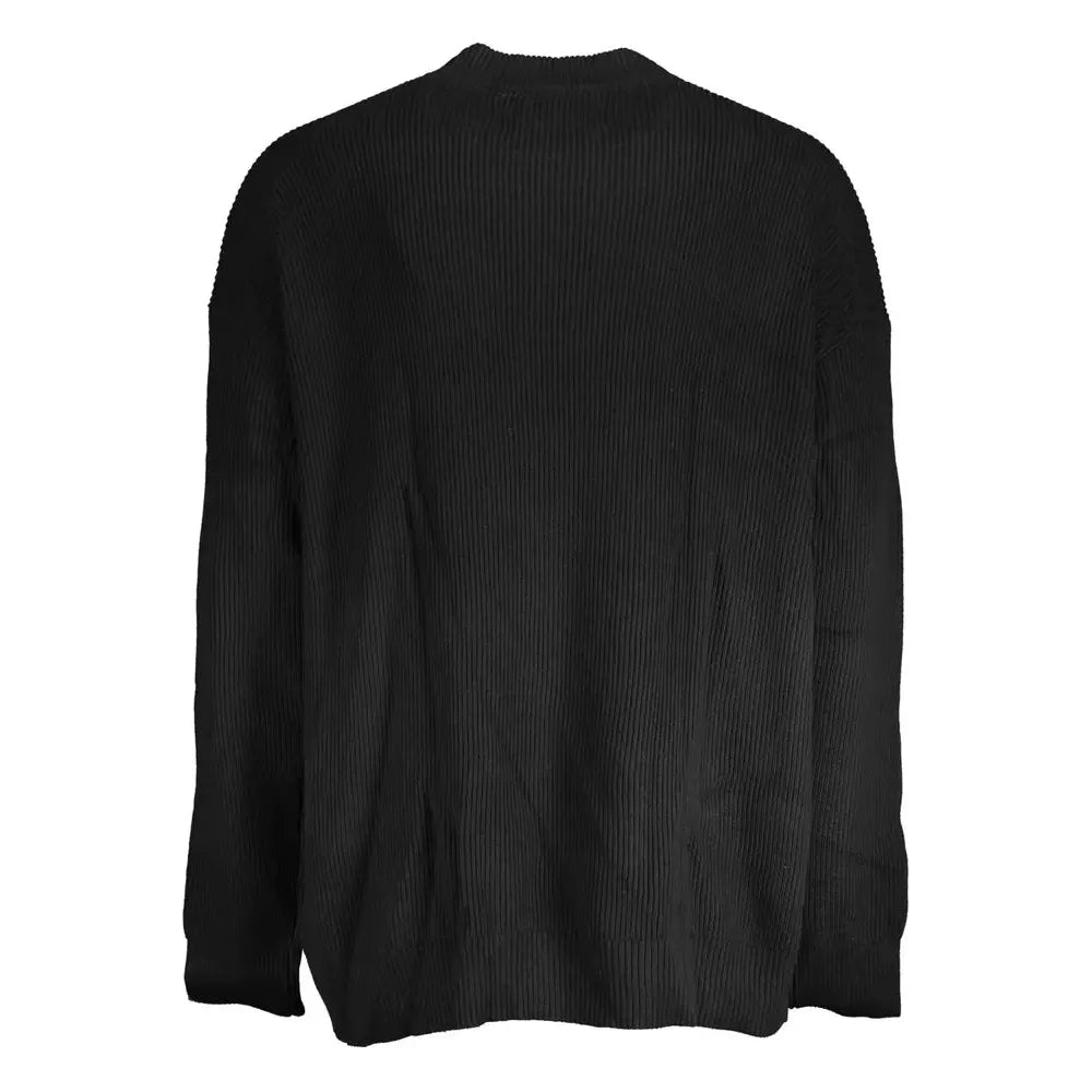 Calvin Klein Black Cotton Men Sweater Calvin Klein