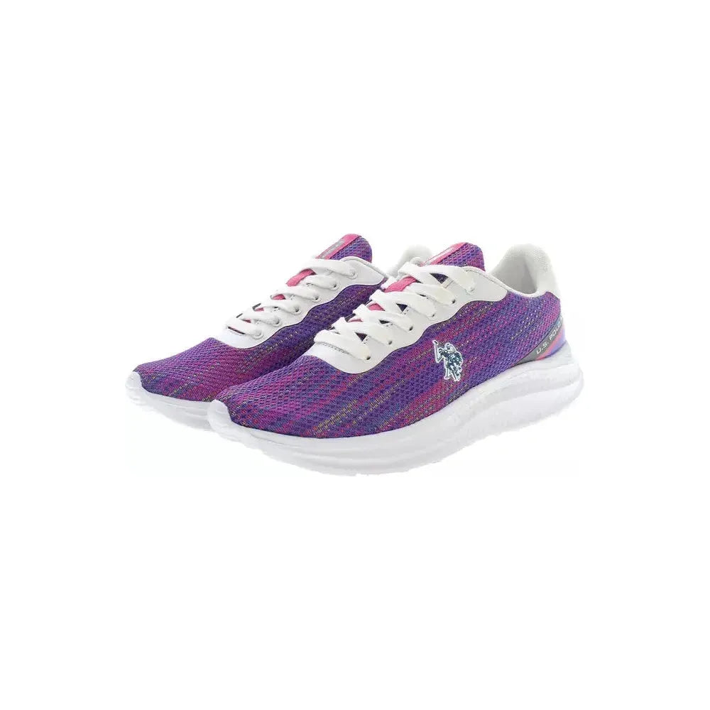 U.S. POLO ASSN. Purple Polyester Women Sneaker U.S. POLO ASSN.