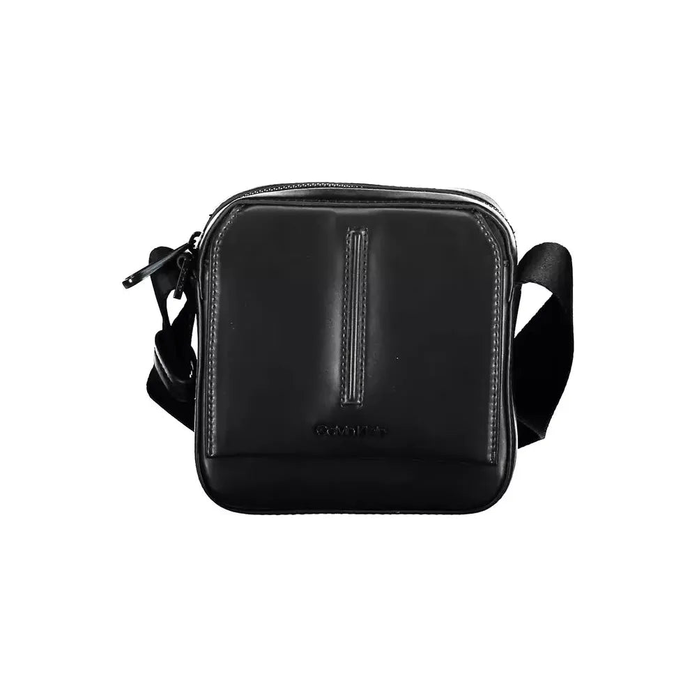 Calvin Klein Black Polyester Men Shoulder Bag Calvin Klein