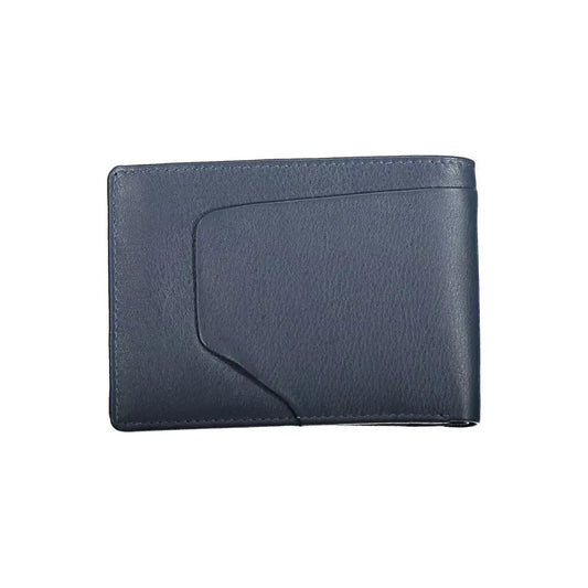 Piquadro Blue Leather Men Wallet Piquadro