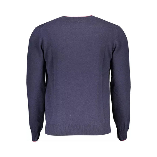 Harmont & Blaine Blue Wool Men Sweater Harmont & Blaine