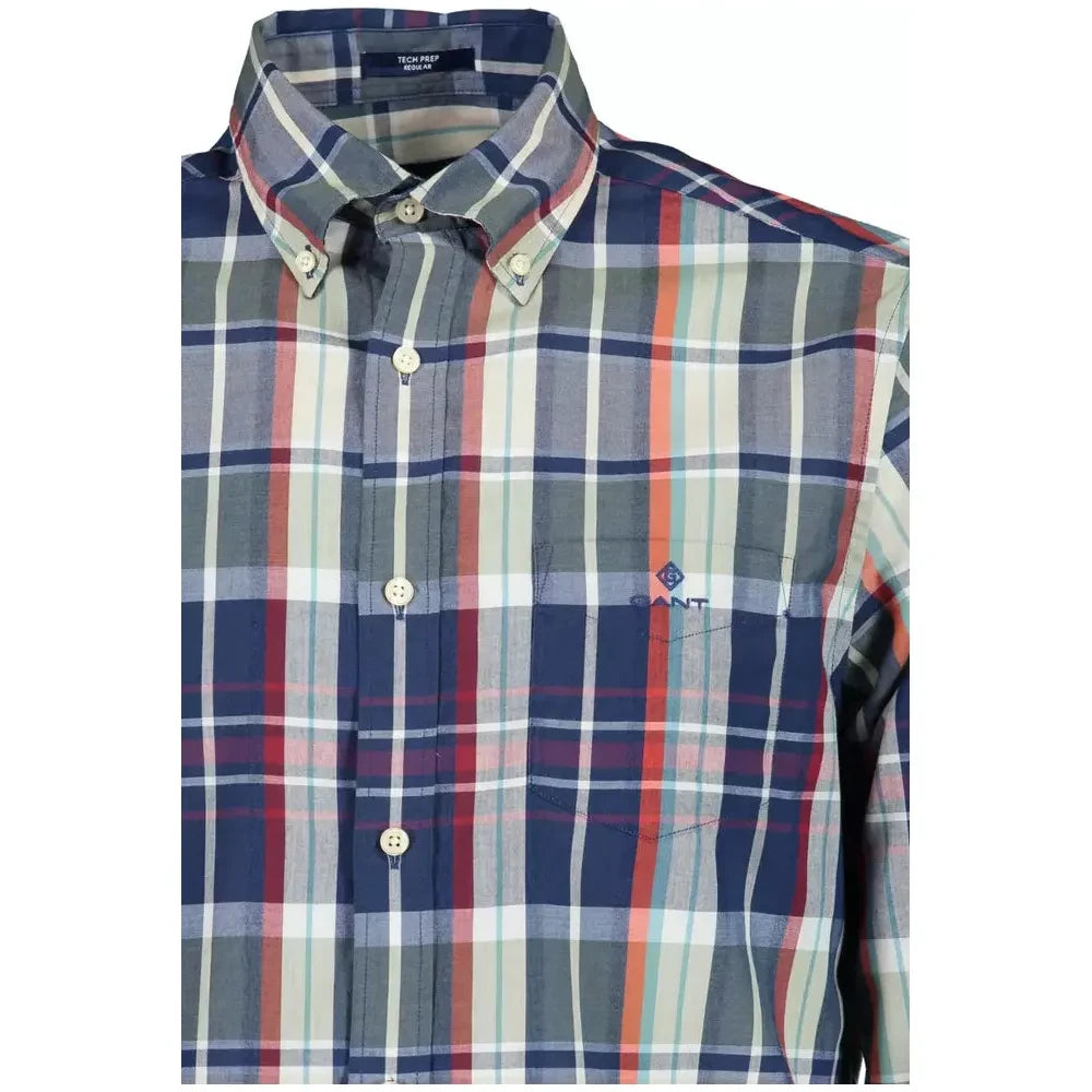 Gant Green Cotton Men Shirt Gant