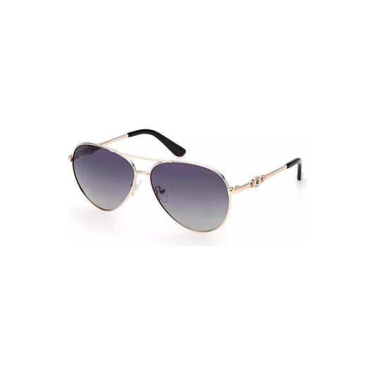 Chic Teardrop Metal Frame Sunglasses