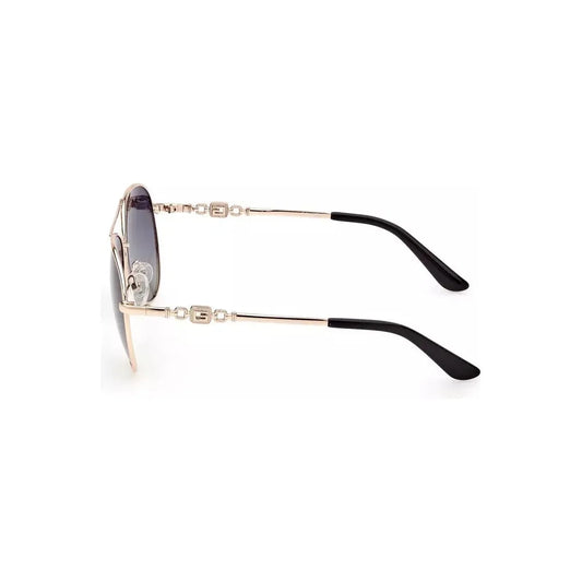 Chic Teardrop Metal Frame Sunglasses