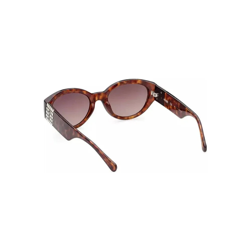 Guess Jeans Brown Injected Women Sunglass Guess Jeans