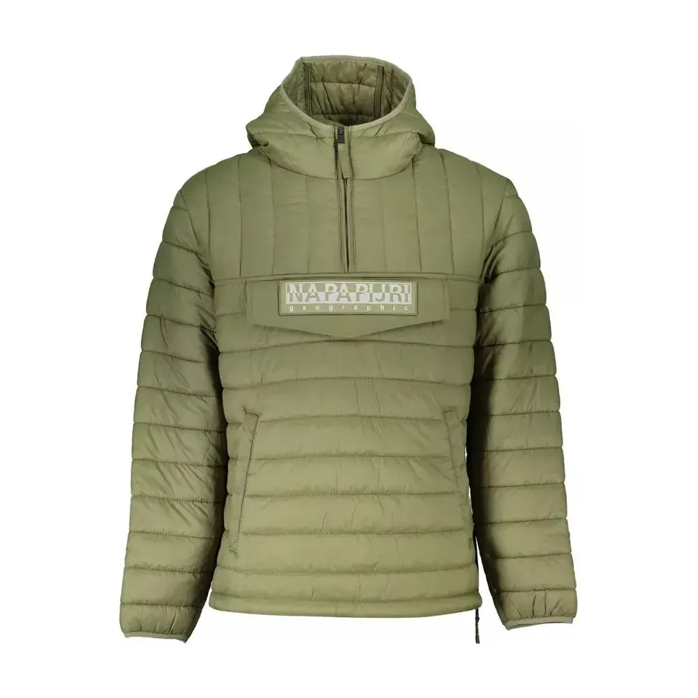 Napapijri Green Polyamide Men Jacket Napapijri