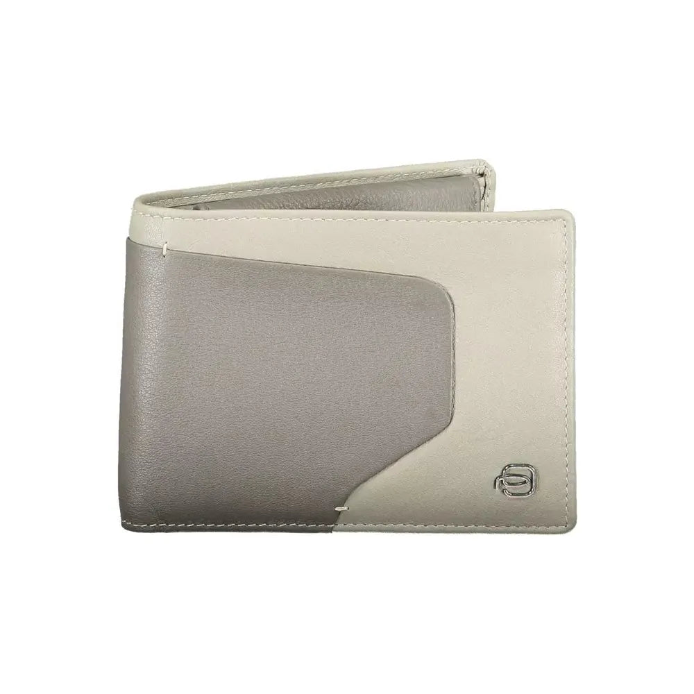 Piquadro Sleek Bi-Fold Leather Wallet with RFID Block Piquadro