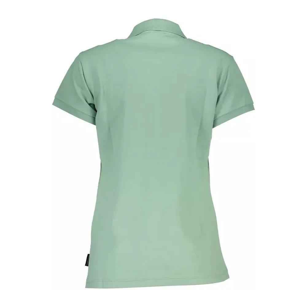 North Sails Green Cotton Women Polo Shirt North Sails