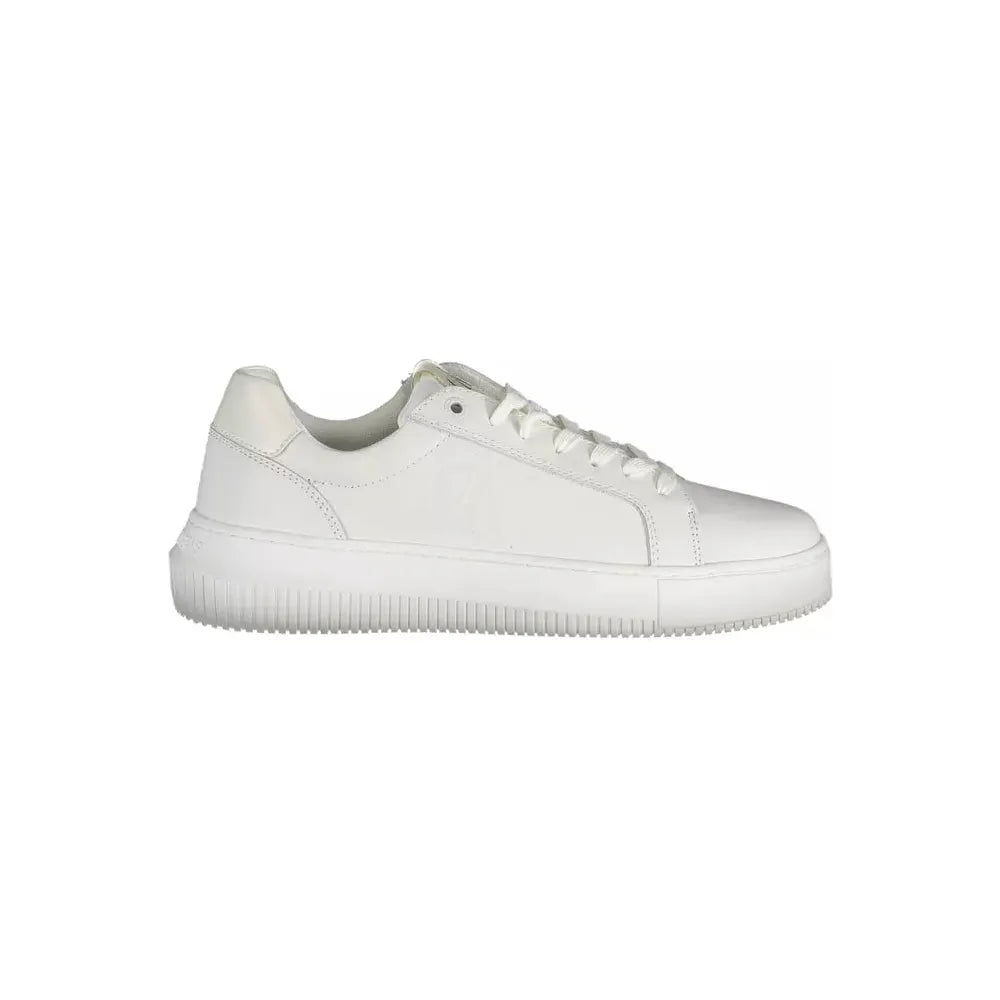 Calvin Klein White Leather Women Sneaker Calvin Klein