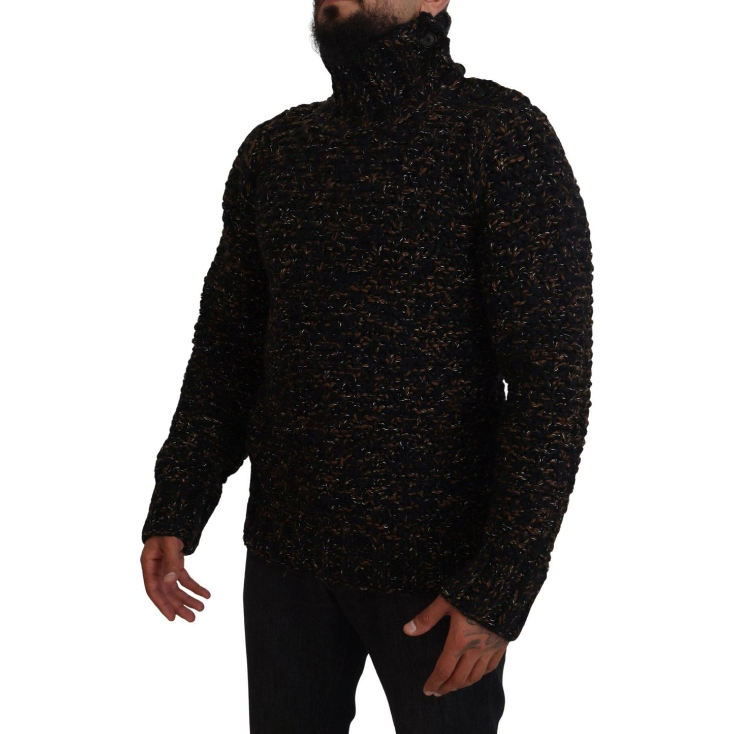 Dolce & Gabbana Elegant Turtleneck Sweater in Luxurious Wool Blend Dolce & Gabbana