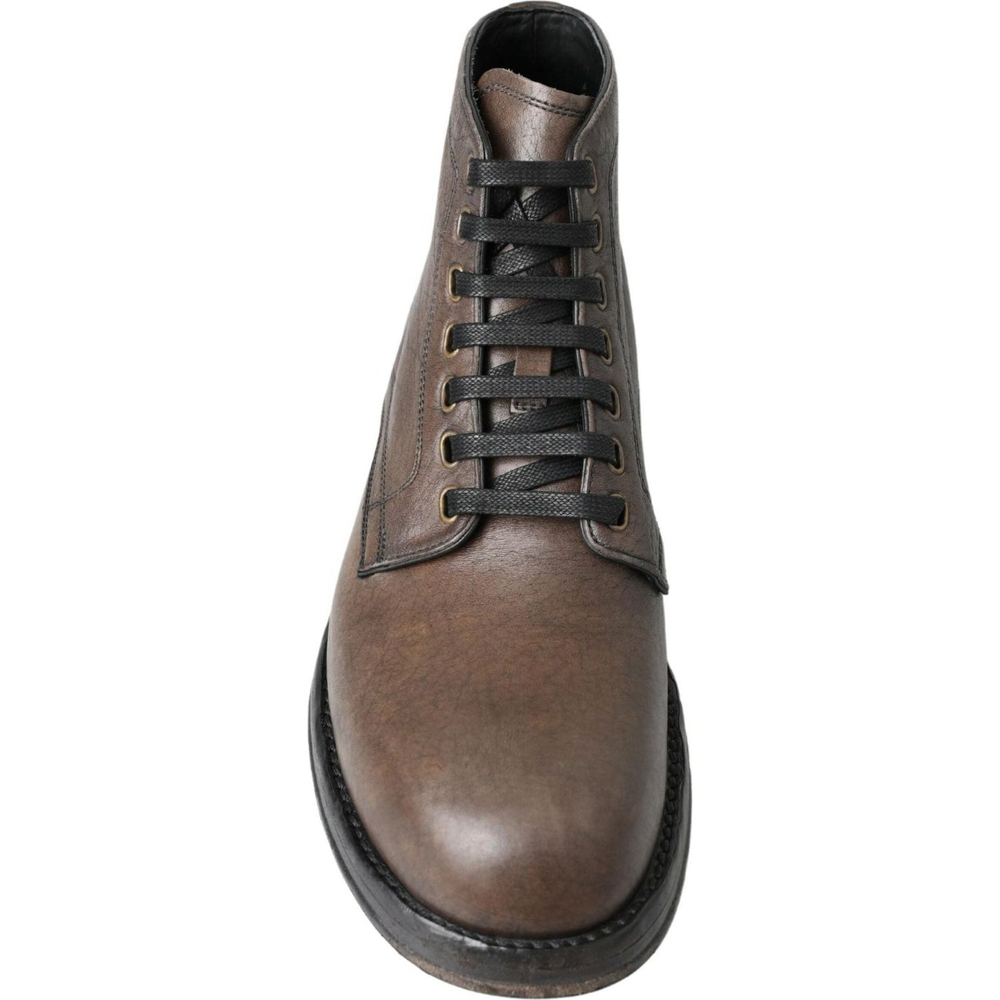 Dolce & Gabbana Elegant Horse Leather Lace-Up Boots Dolce & Gabbana