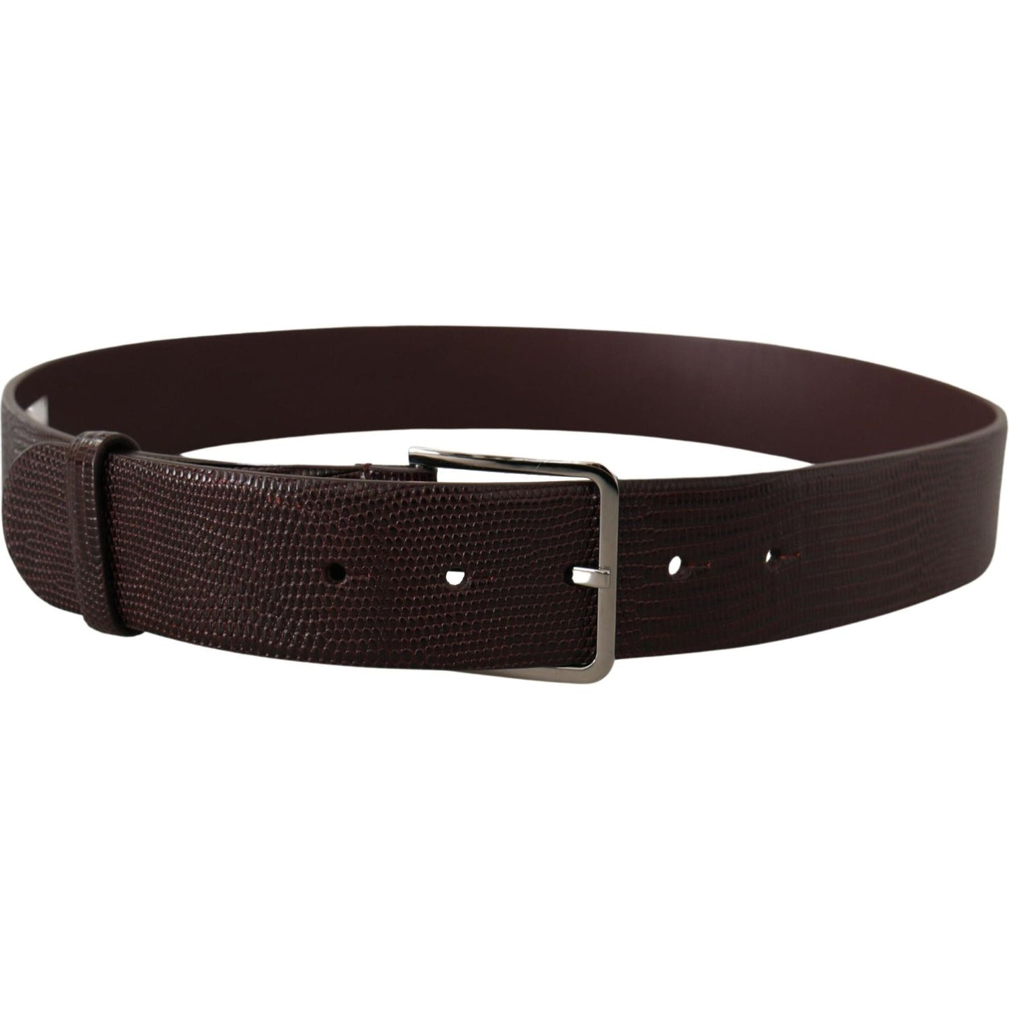 Dolce & Gabbana Elegant Dark Brown Leather Belt Dolce & Gabbana