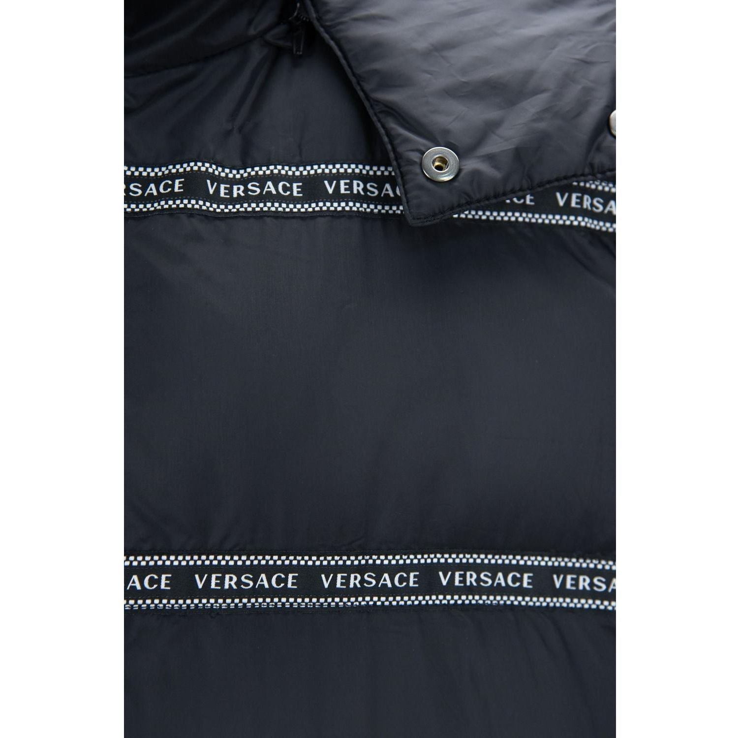 Versace Black Polyester Vest
