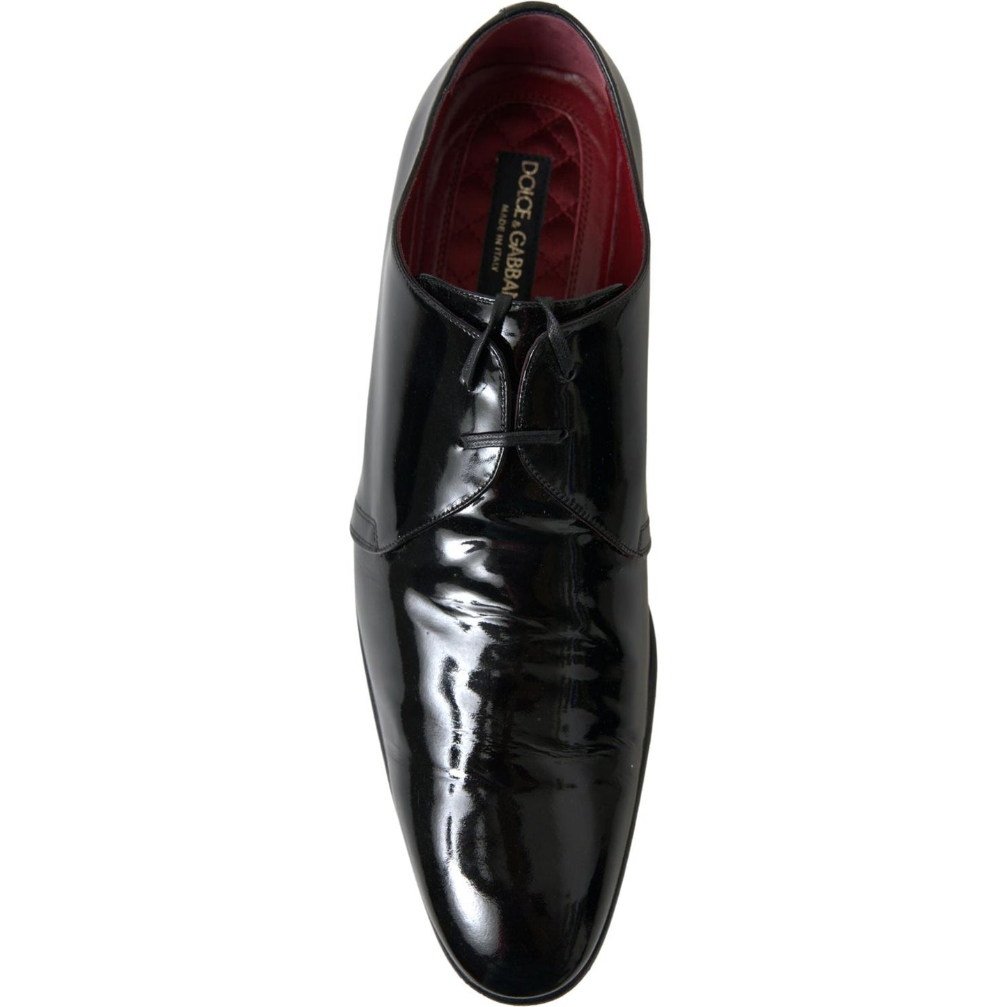 Dolce & Gabbana Elegant Black Patent Leather Formal Men's Shoes Dolce & Gabbana