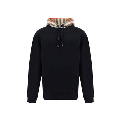 Burberry Black Cotton Samuel Hoodie Sweatshirt
