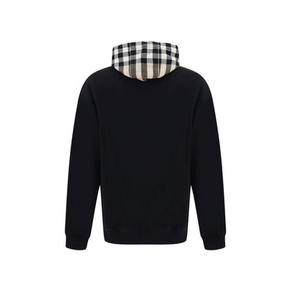Burberry Black Cotton Samuel Hoodie Sweatshirt