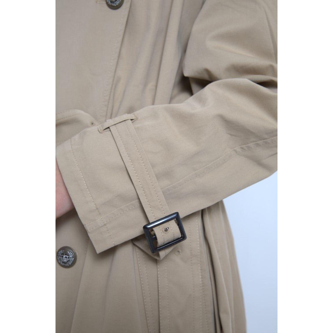 Dolce & Gabbana Elegant Double Breasted Trench Coat Dolce & Gabbana