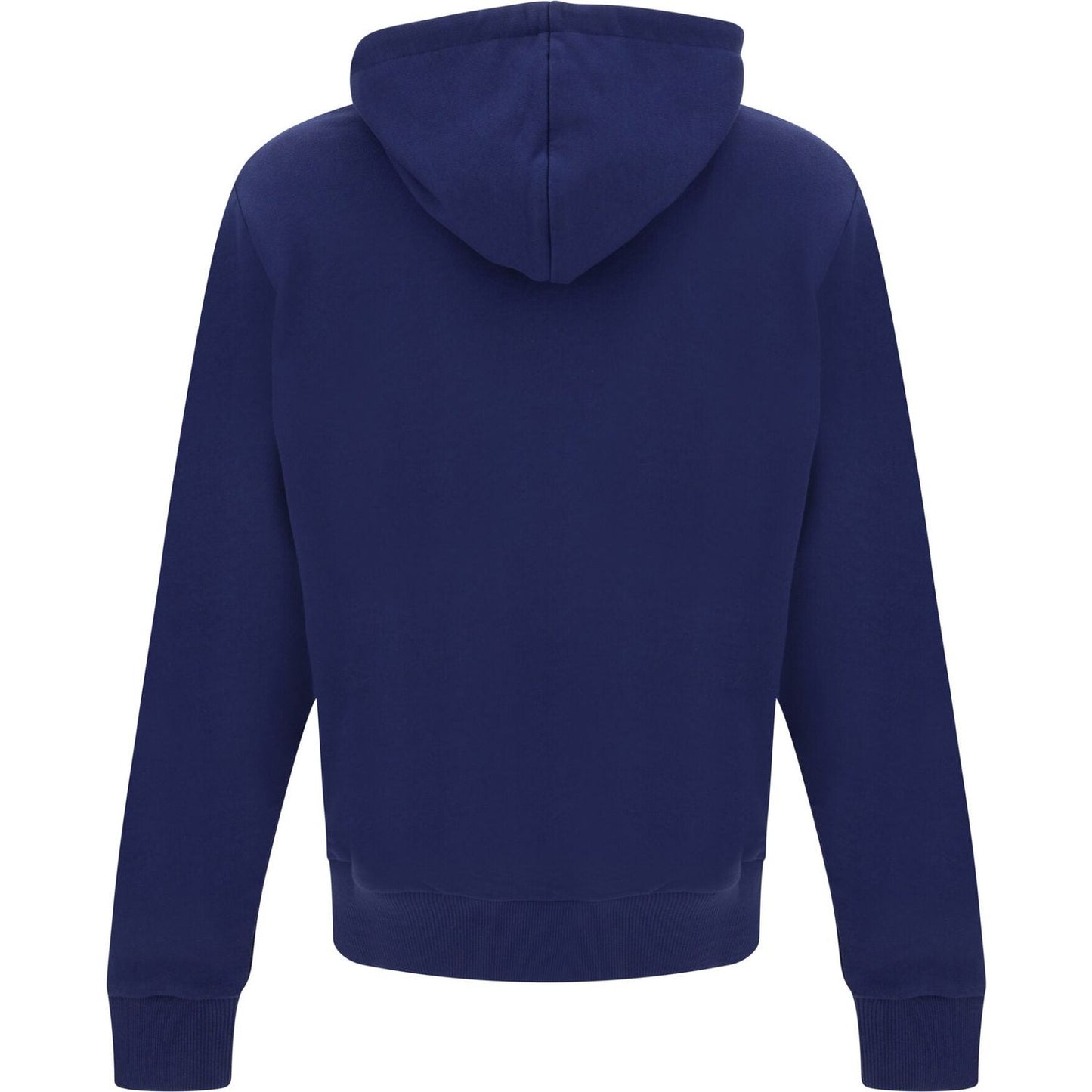 Balmain Elegant Navy Blue Monogram Hoodie Balmain