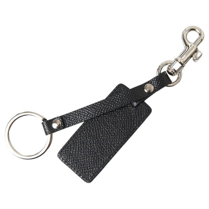 Dolce & Gabbana Black DG Logo Leather Silver Metal Keychain 1728,67345645728,Accessories,Dolce & Gabbana,Keychains - Men - Accessories,Keychains - Other Accessories - Accessories,Material: Leather,Men,Men - Accessories,New with tags,Other Accessories - Ac