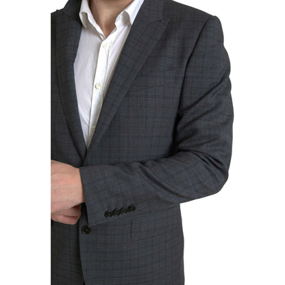 Dolce & Gabbana Gray 2 Piece Single Breasted MARTINI Suit