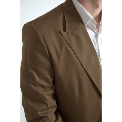 Dolce & Gabbana Brown 2 Piece Single Breasted TAORMINA Suit