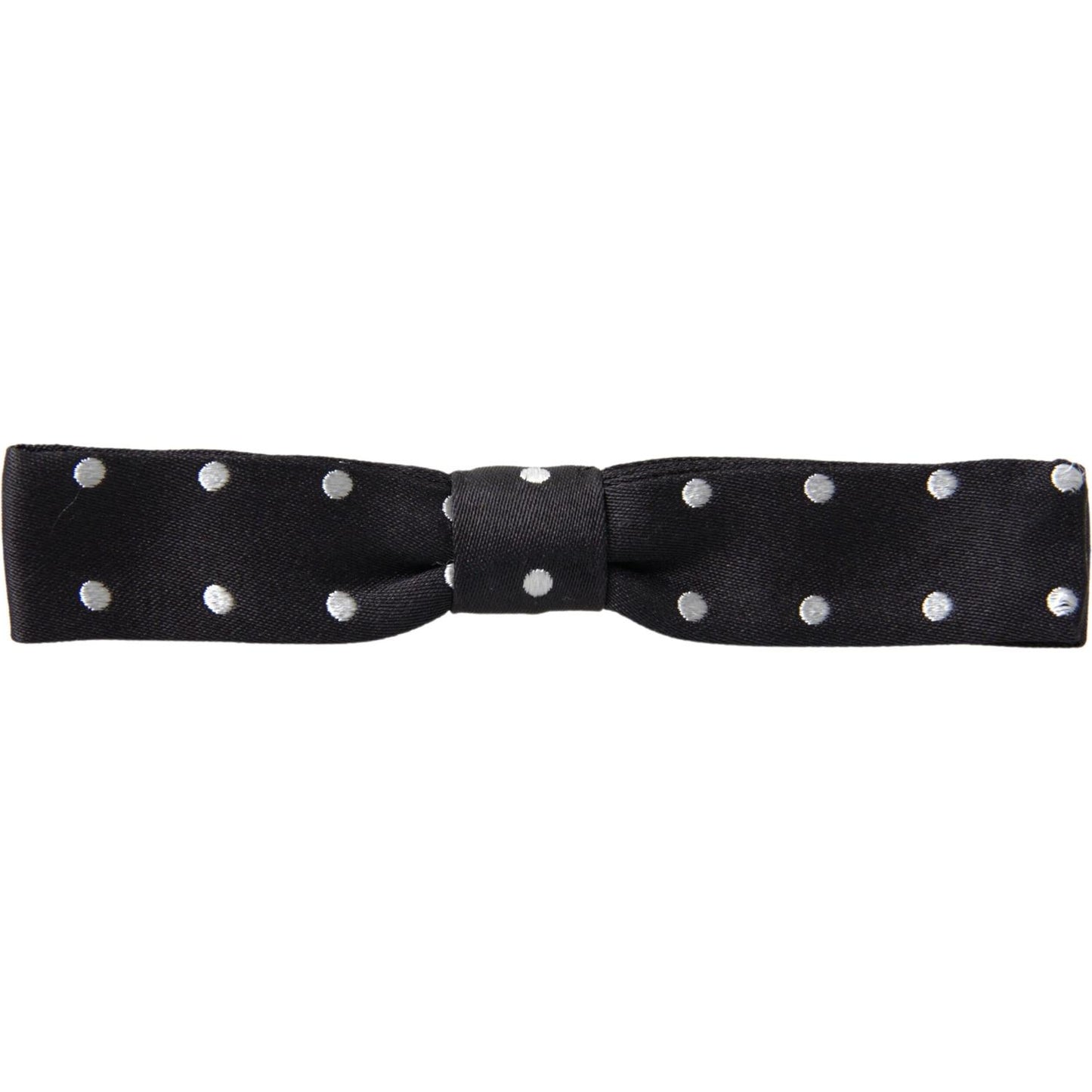 Dolce & Gabbana Elegant Black Silk Bow Tie Dolce & Gabbana