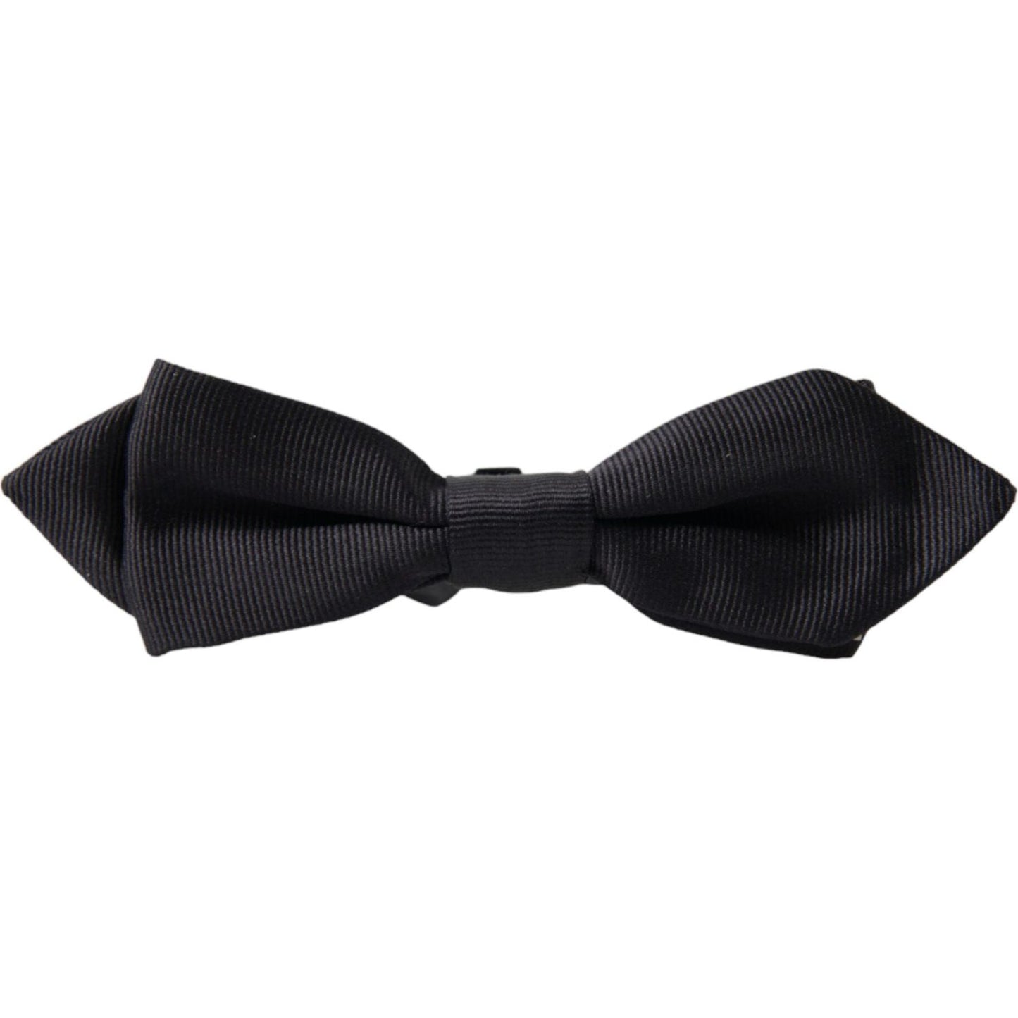 Dolce & Gabbana Elegant Silk Black Bow Tie Dolce & Gabbana