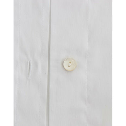 John Galliano White Cotton Shirt Top