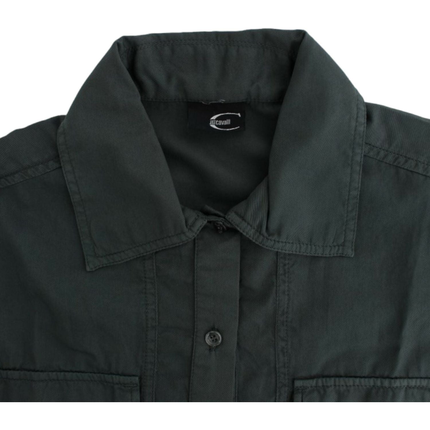 Cavalli Gray button down shirt