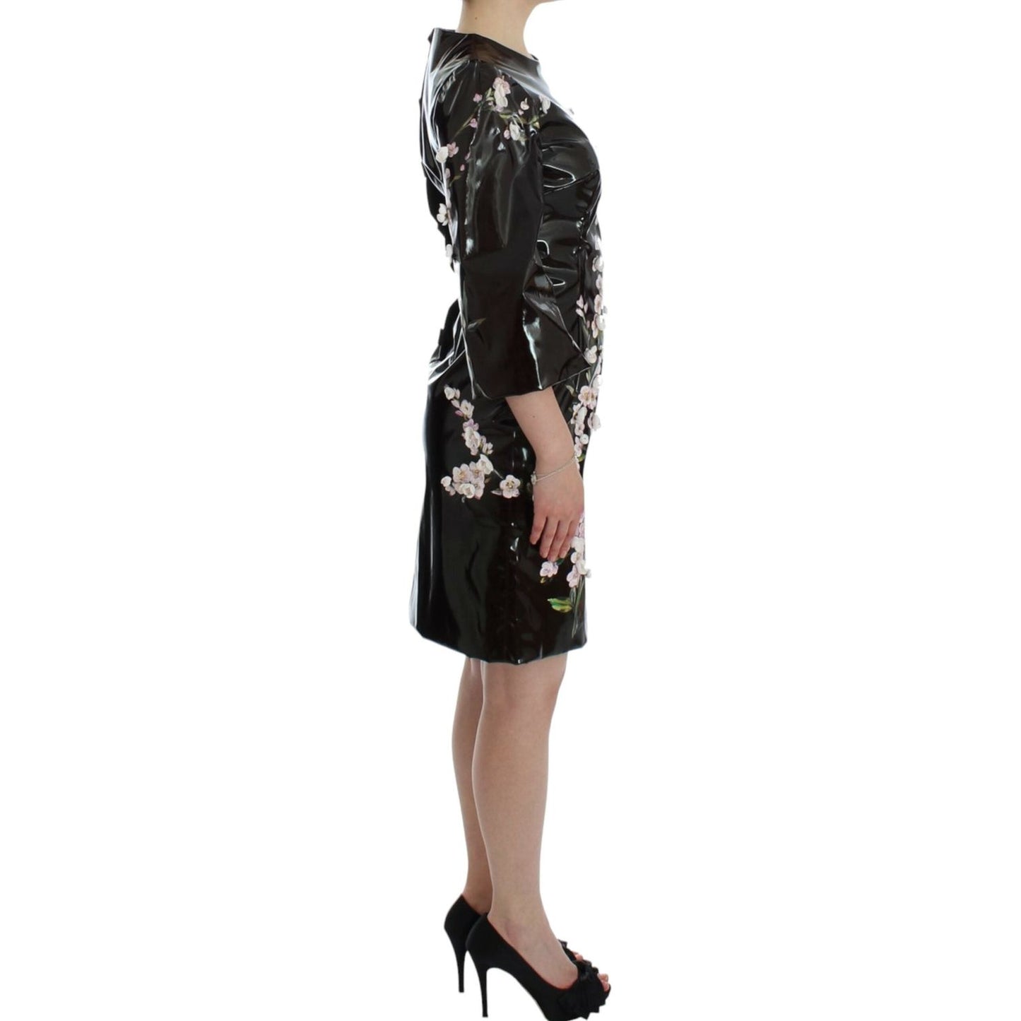 Dolce & Gabbana Elegant Floral Sheath Cocktail Dress Dresses Dolce & Gabbana