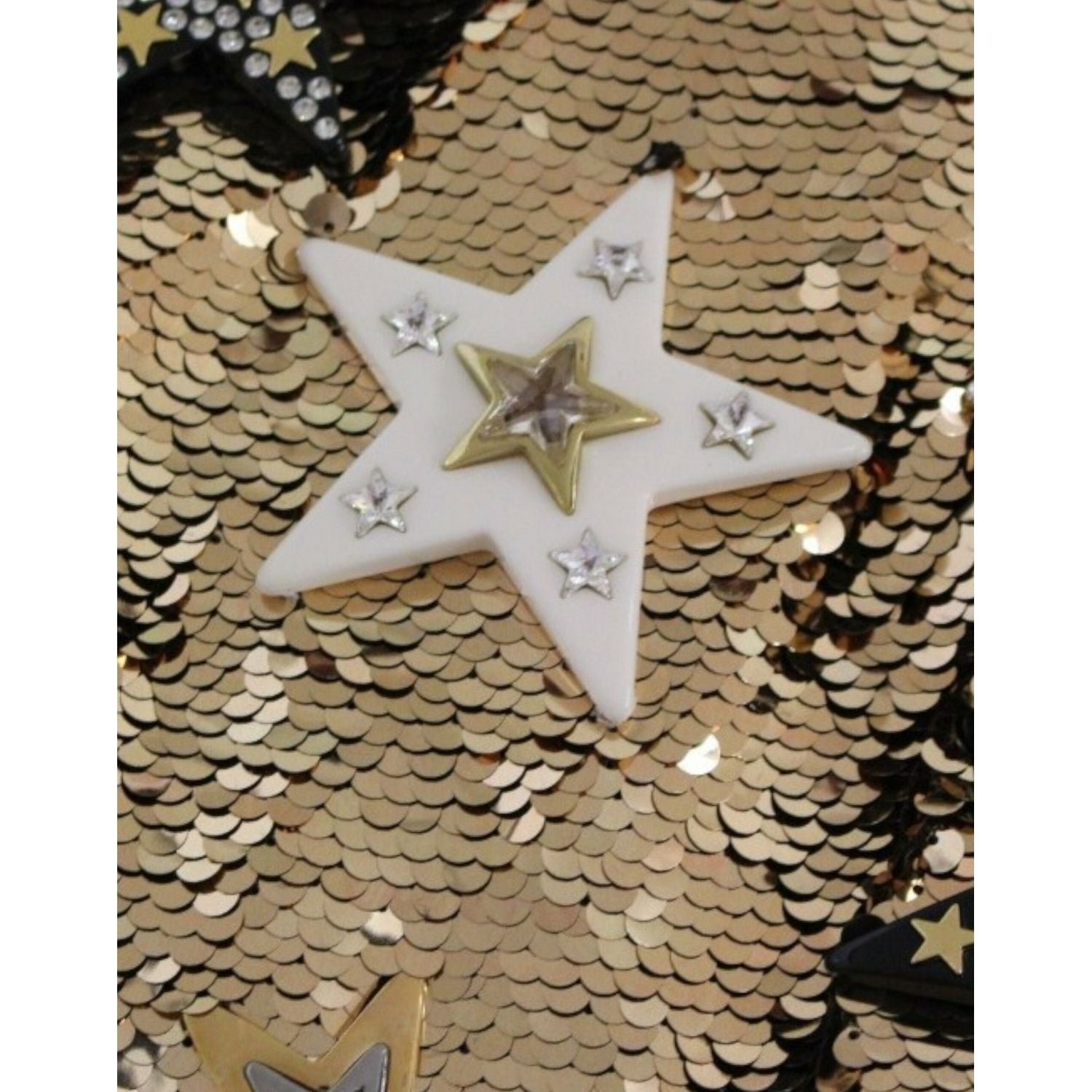 Dolce & Gabbana Masterpiece gold sequined crystal swarovski dress