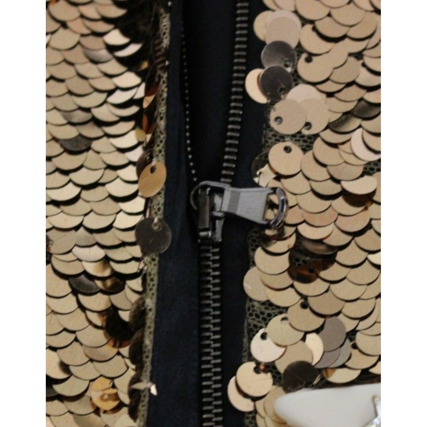 Dolce & Gabbana Masterpiece gold sequined crystal swarovski dress