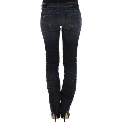 Costume National Blue skinnny leg jeans 1728,2% elastane,67345645728,Blue,Clothing,Costume National,Jeans & Pants - Women - Clothing,Jeans Denim - Clothing,Material: 98% cotton,New with tags,Skinny Jeans - Jeans Denim - Clothing,W26,Women,Women - Clothing