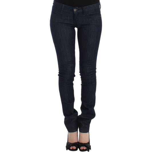 Costume National Chic Dark Blue Skinny Leg Jeans Costume National