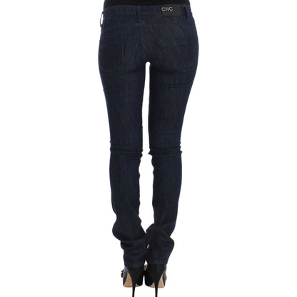 Costume National Blue skinny leg jeans 1728,2% elastan,67345645728,Blue,Clothing,Costume National,Jeans & Pants - Women - Clothing,Jeans Denim - Clothing,Material: 98% cotton,New with tags,Skinny Jeans - Jeans Denim - Clothing,W26,Women,Women - Clothing
