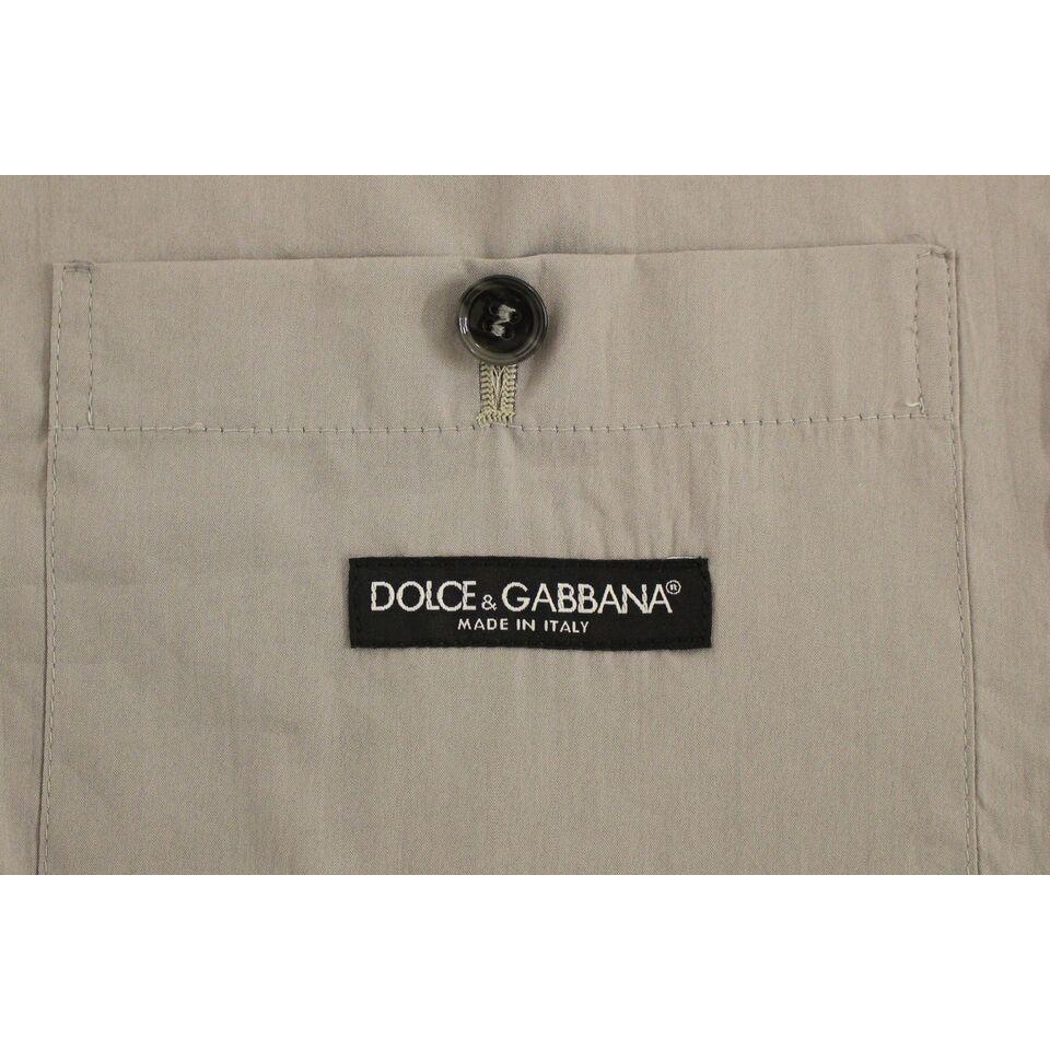 Dolce & Gabbana Elegant Gray Slim Fit Dress Vest Dolce & Gabbana