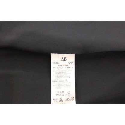 Dolce & Gabbana Blue Cotton Stretch Dress Vest Blazer