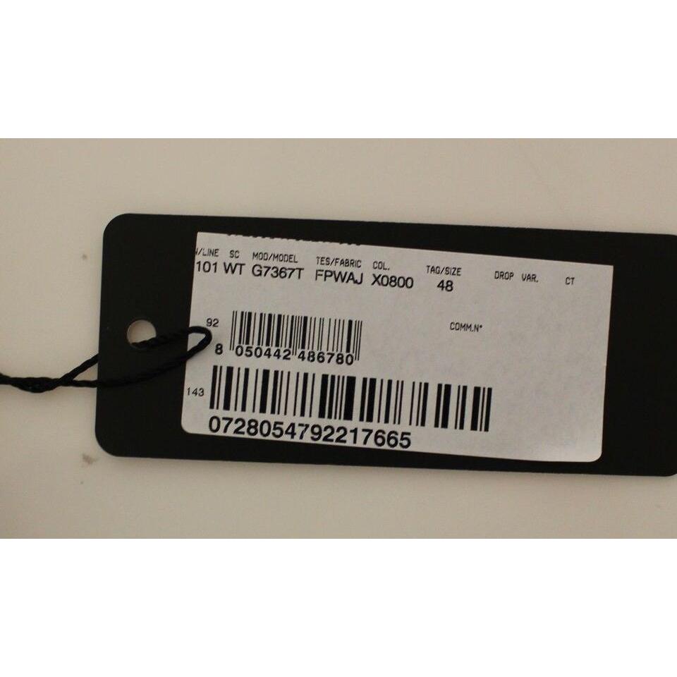 Dolce & Gabbana Blue Cotton Stretch Dress Vest Blazer