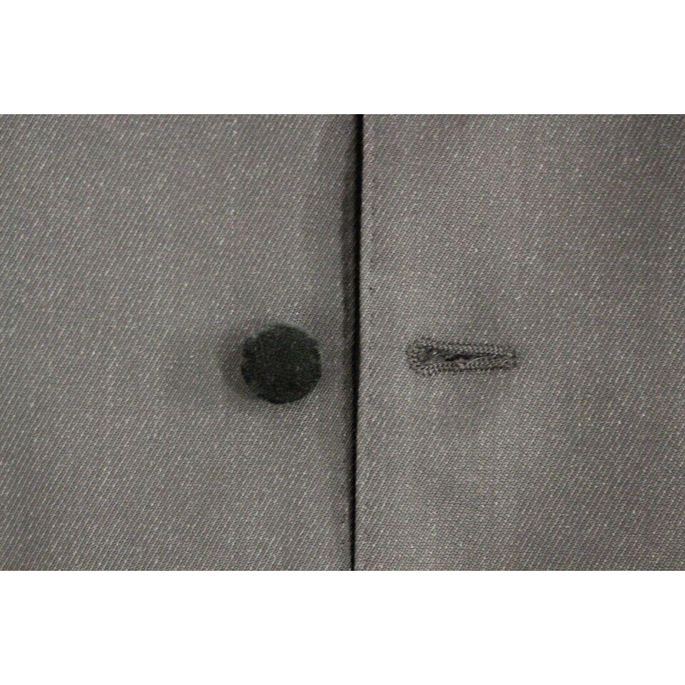 优雅灰色羊毛连衣裙背心