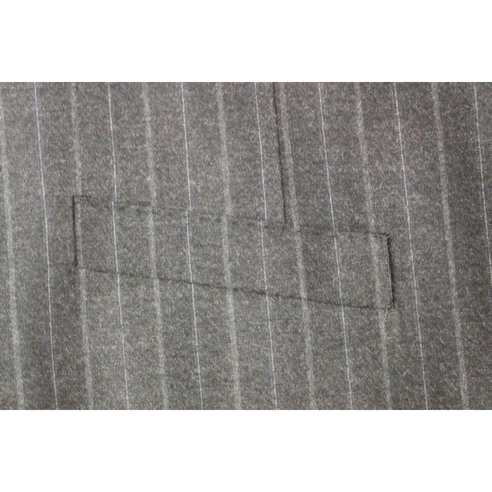 优雅灰色条纹连衣裙背心