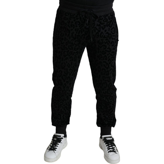 Dolce & Gabbana Elegant Leopard Joggers for Men Dolce & Gabbana