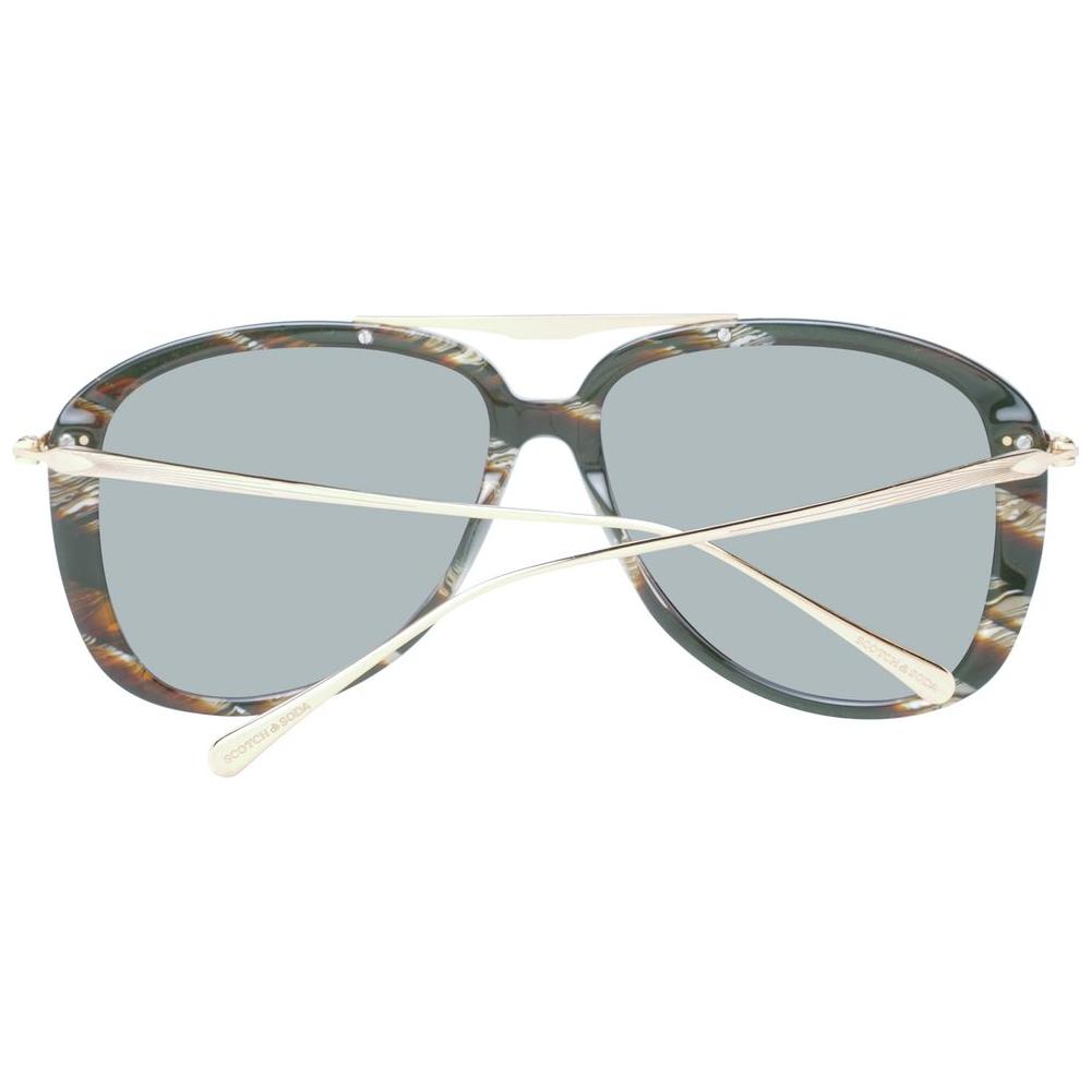 Scotch & Soda Black Men Sunglasses