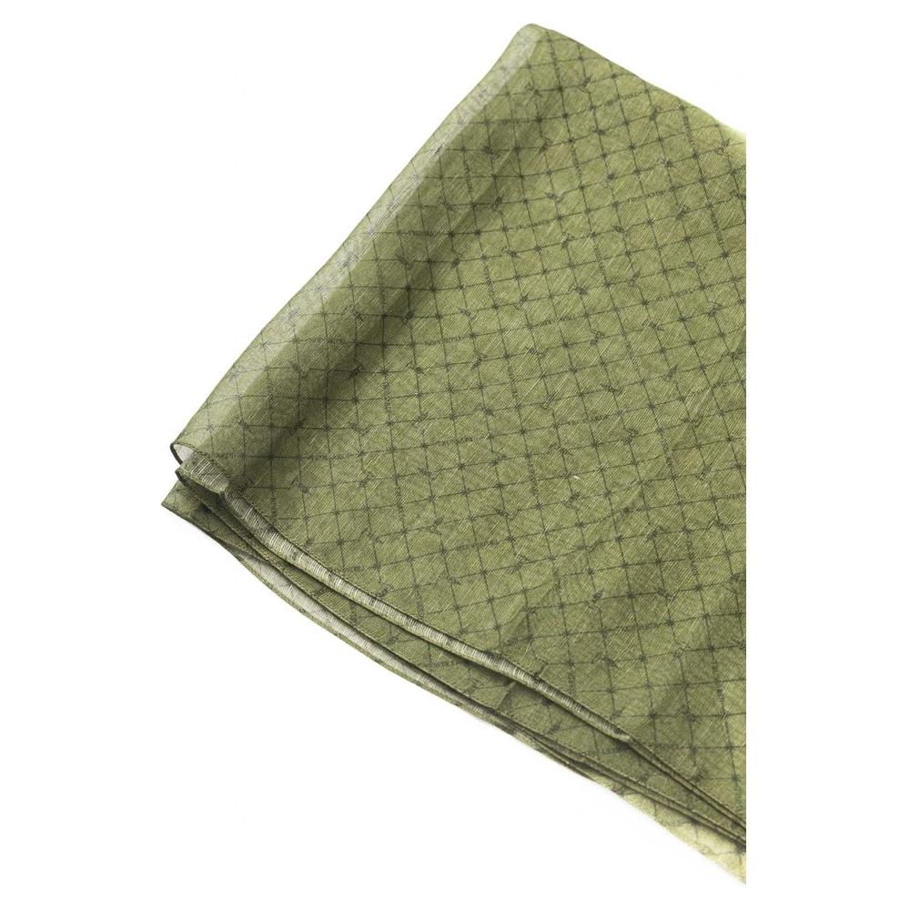 Trussardi Green Modal Men Scarf Trussardi