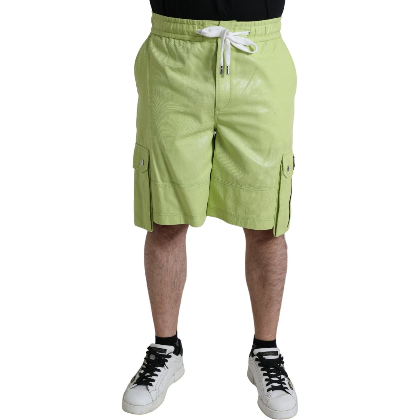 Dolce & Gabbana Chic Light Green Cotton Bermuda Shorts Dolce & Gabbana