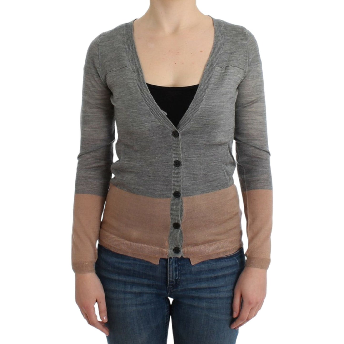Costume National Gray lightweight cardigan