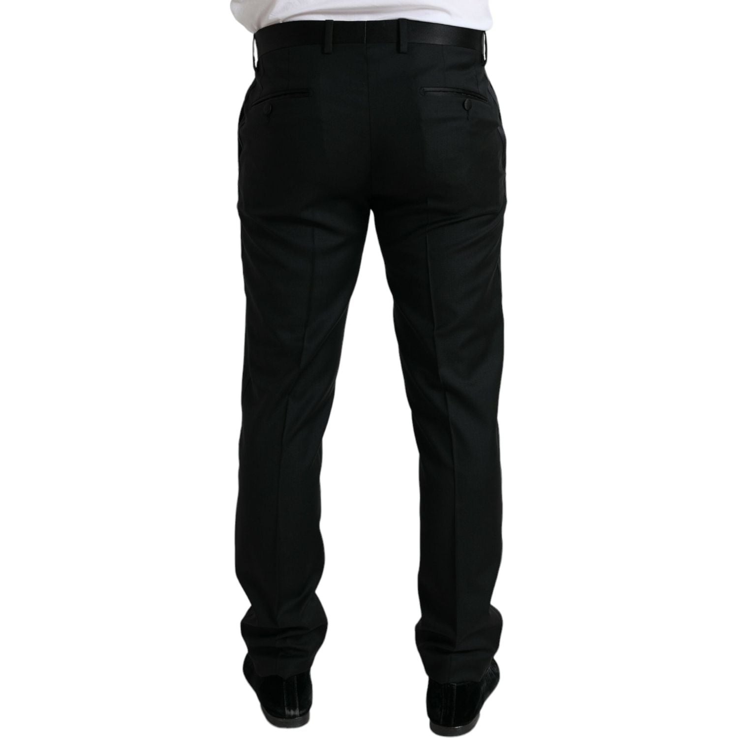 بنطلون رسمي أنيق من الصوف بقصّة Slim Fit من Dolce &amp; Gabbana